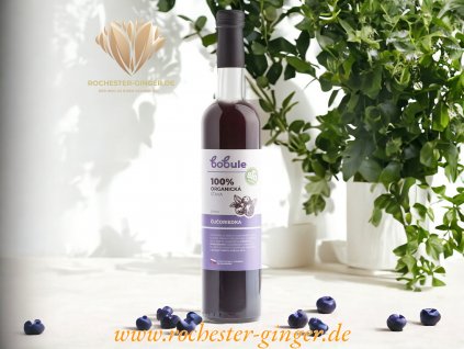 BOBULE 100% bio čučoriedková šťava, 500 ml DE
