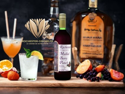 Rochester Organic Mulled Berry Punch boisson bio, 725 ml