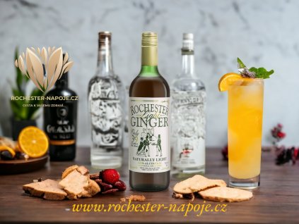 Rochester naturally light Ginger nealkoholický zázvorový nápoj (725ml)