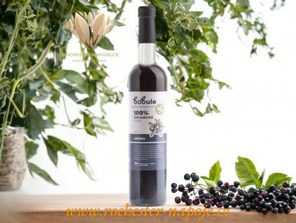 BOBULE 100% bio šťava z arónie, 500 ml CZ