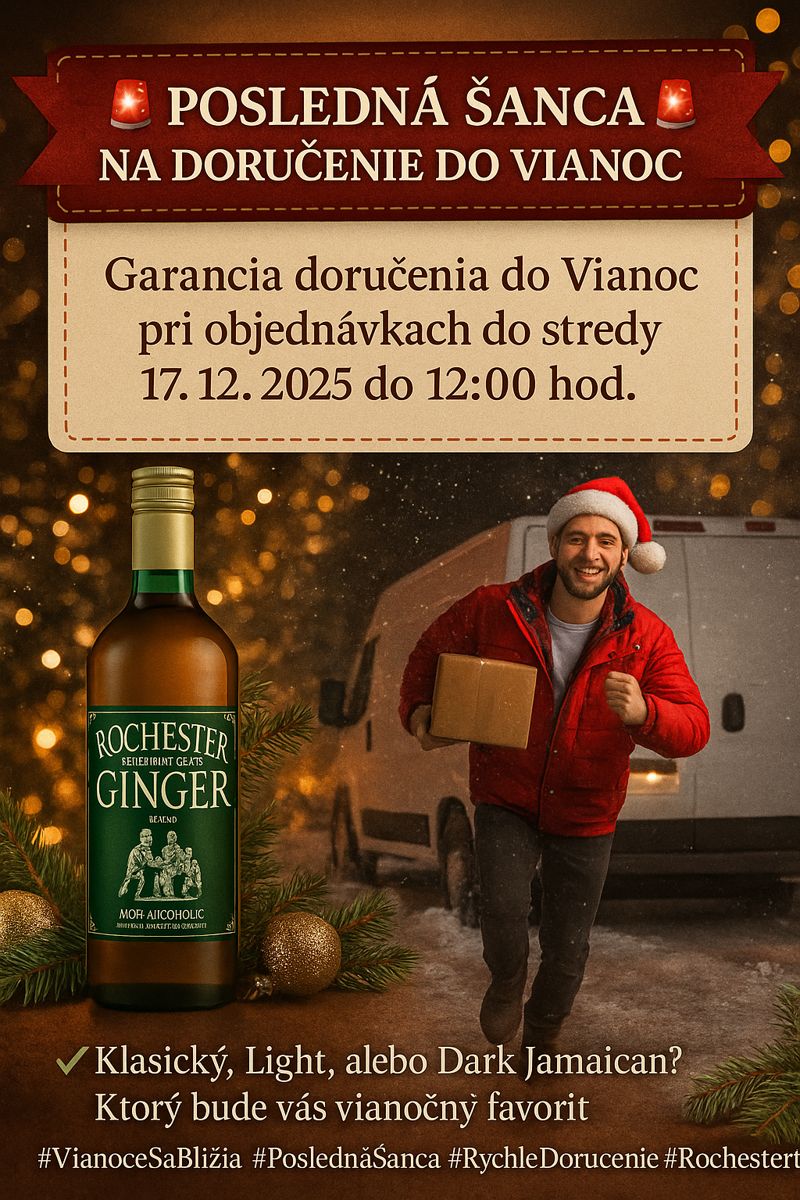 Garancia doručenia do Vianoc pri objednávkach do stredy 17. 12. 2025 do 12:00 hod.