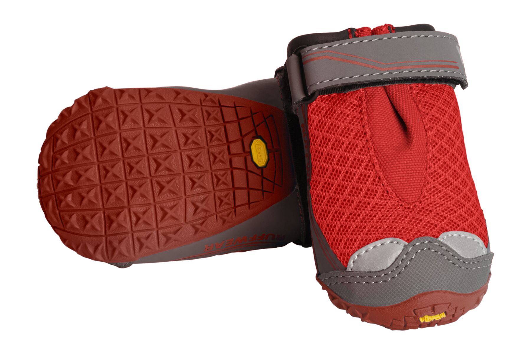 Ruffwear Grip Trex™ (2 ks) - boty pro psy 83 mm, Červená (Red Sumac)