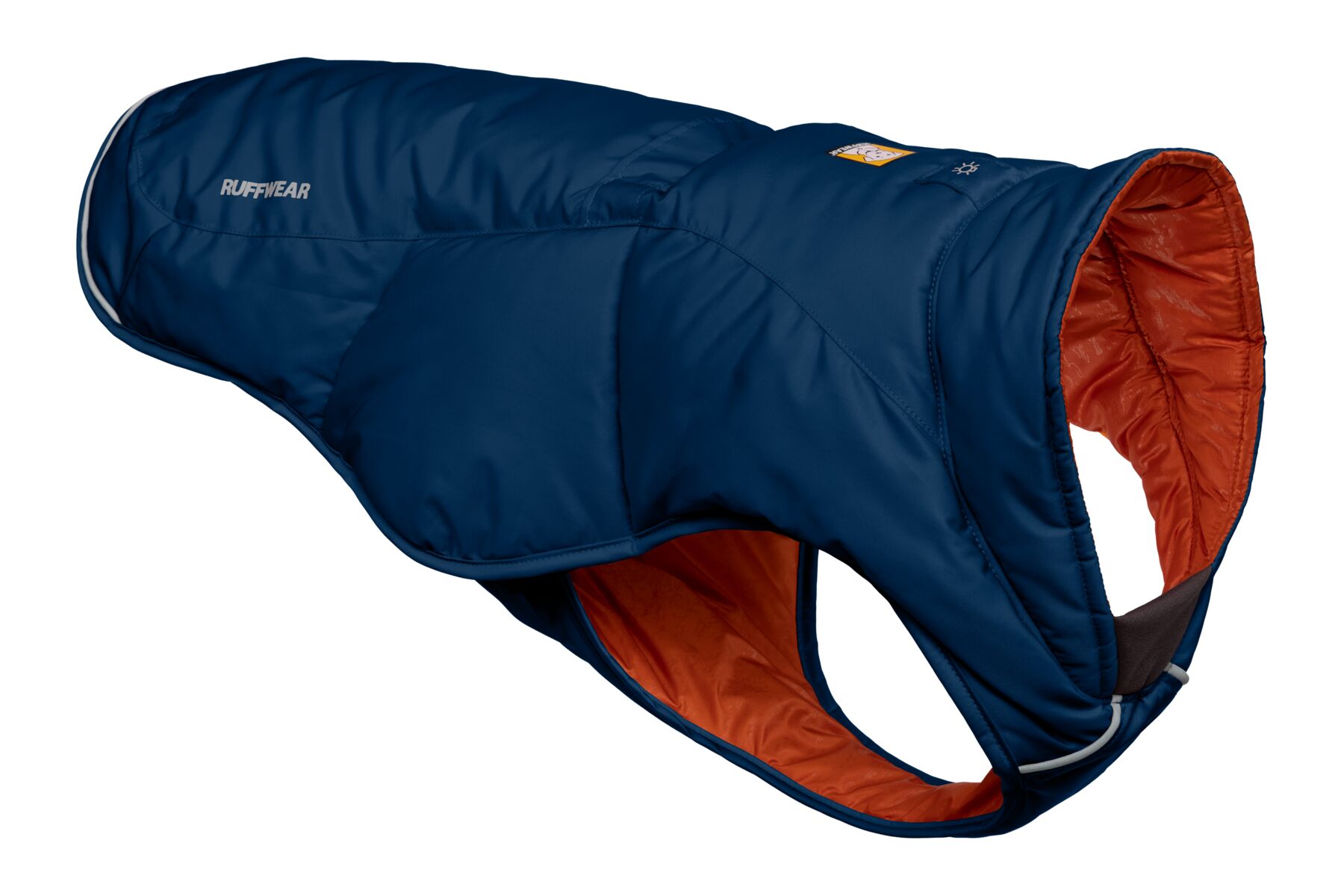 Ruffwear Quinzee™ - extra teplá zimní vesta pro psy M, Blue Moon (tmavě modrá)
