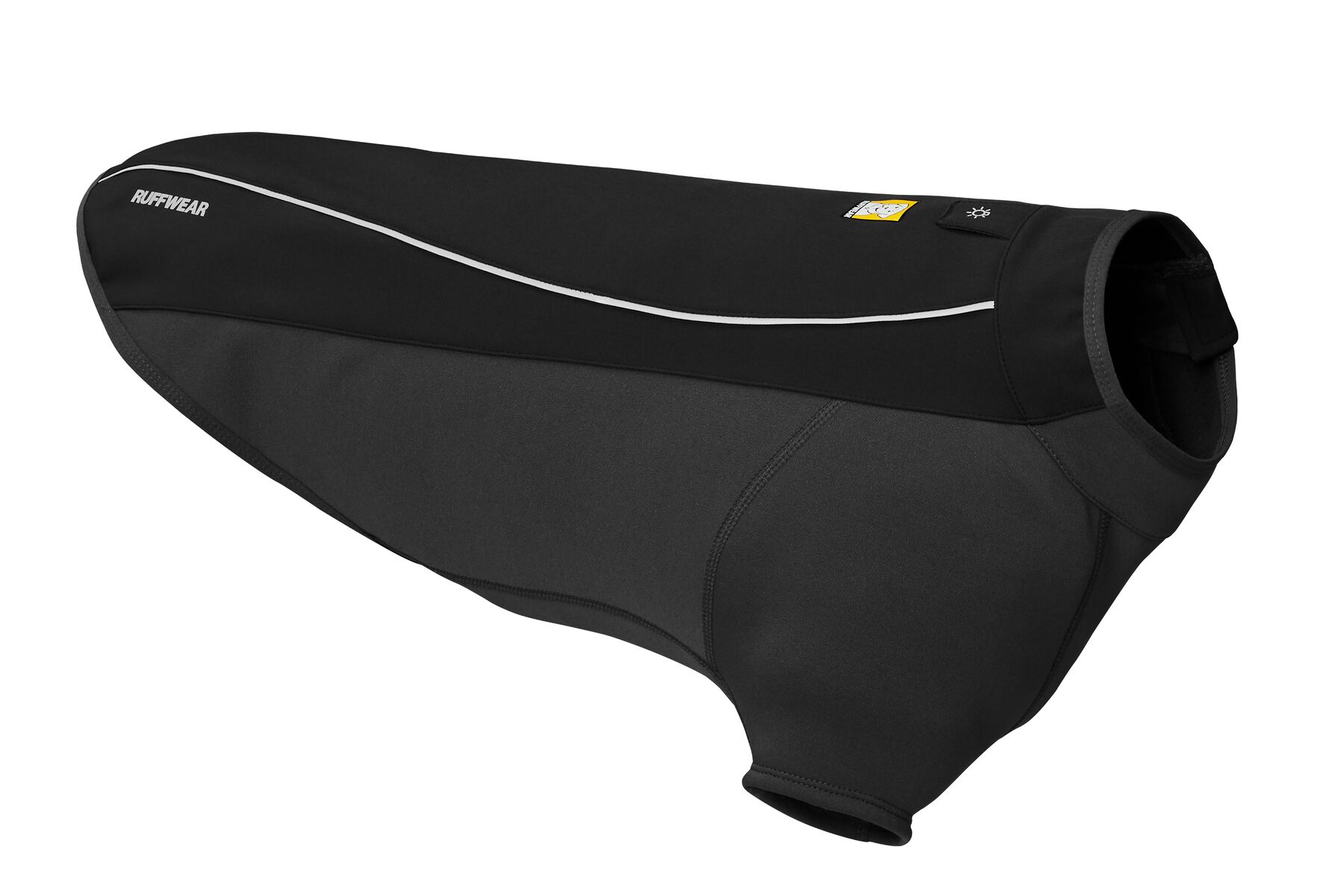 Ruffwear Cloud Chaser™ - softhellový obleček pro psy XL, Obsidian Black (černá)