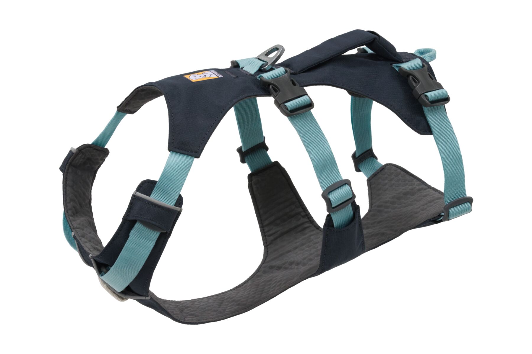 Šestibodový postroj pro psy Ruffwear Flagline™ M, Basalt Gray