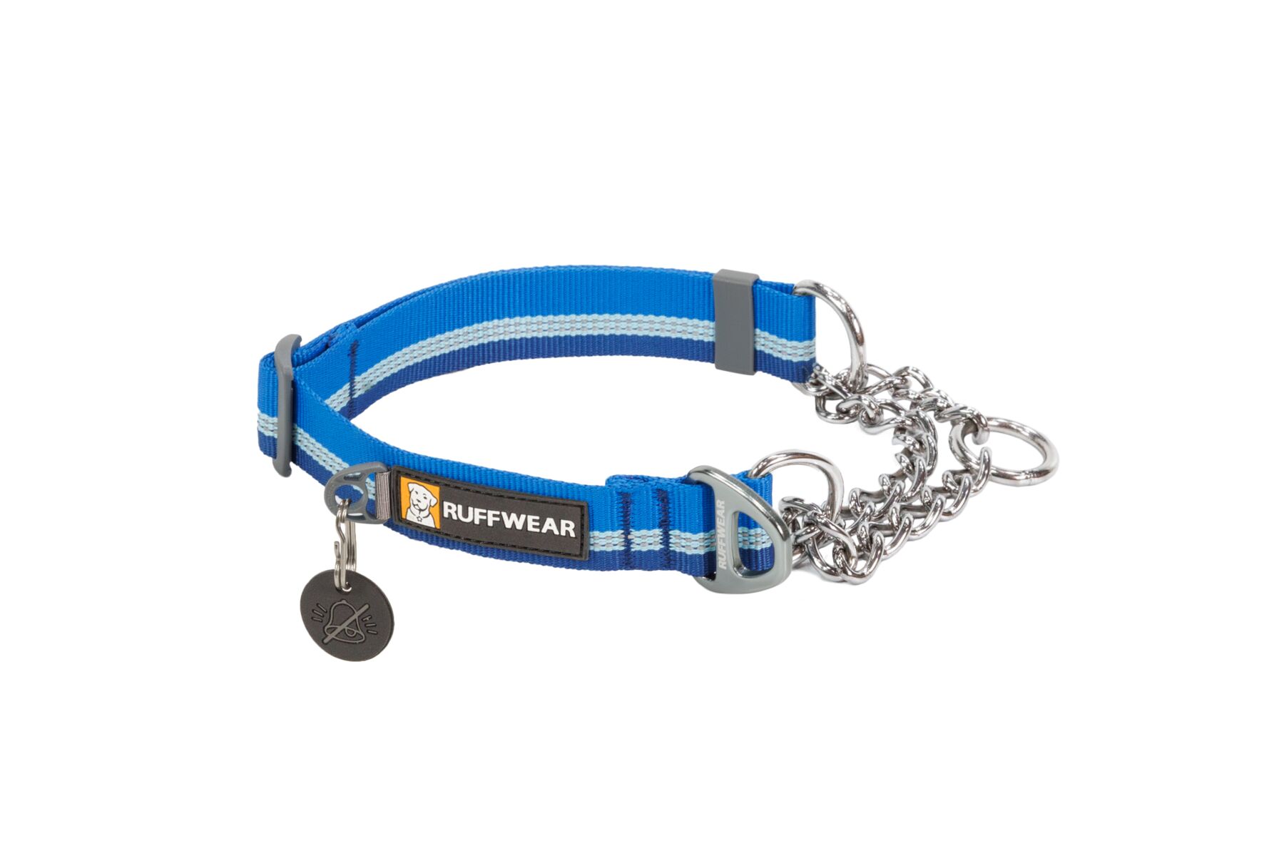 Ruffwear Chain Reaction™ - polostahovací obojek pro psy L, Blue Pool