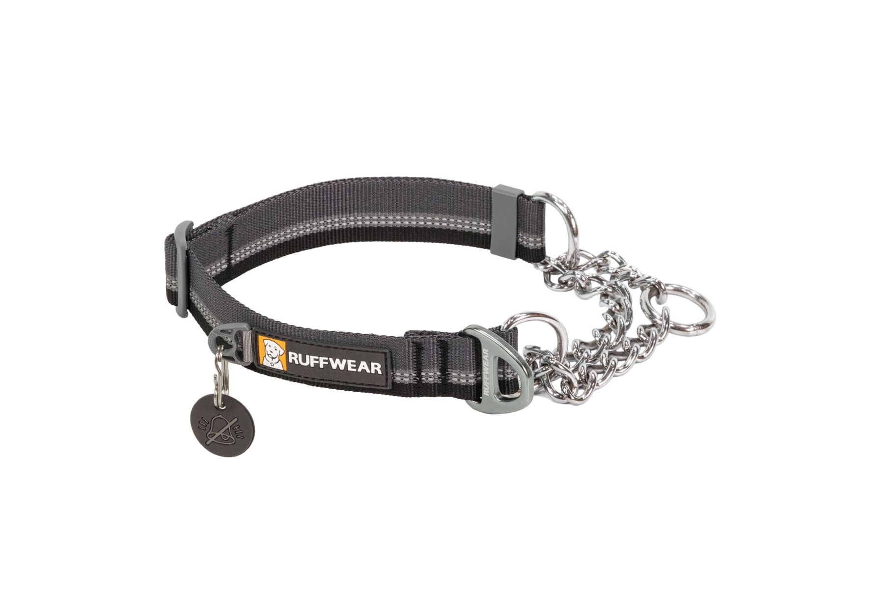 Ruffwear Chain Reaction™ - polostahovací obojek pro psy L, Basalt Gray