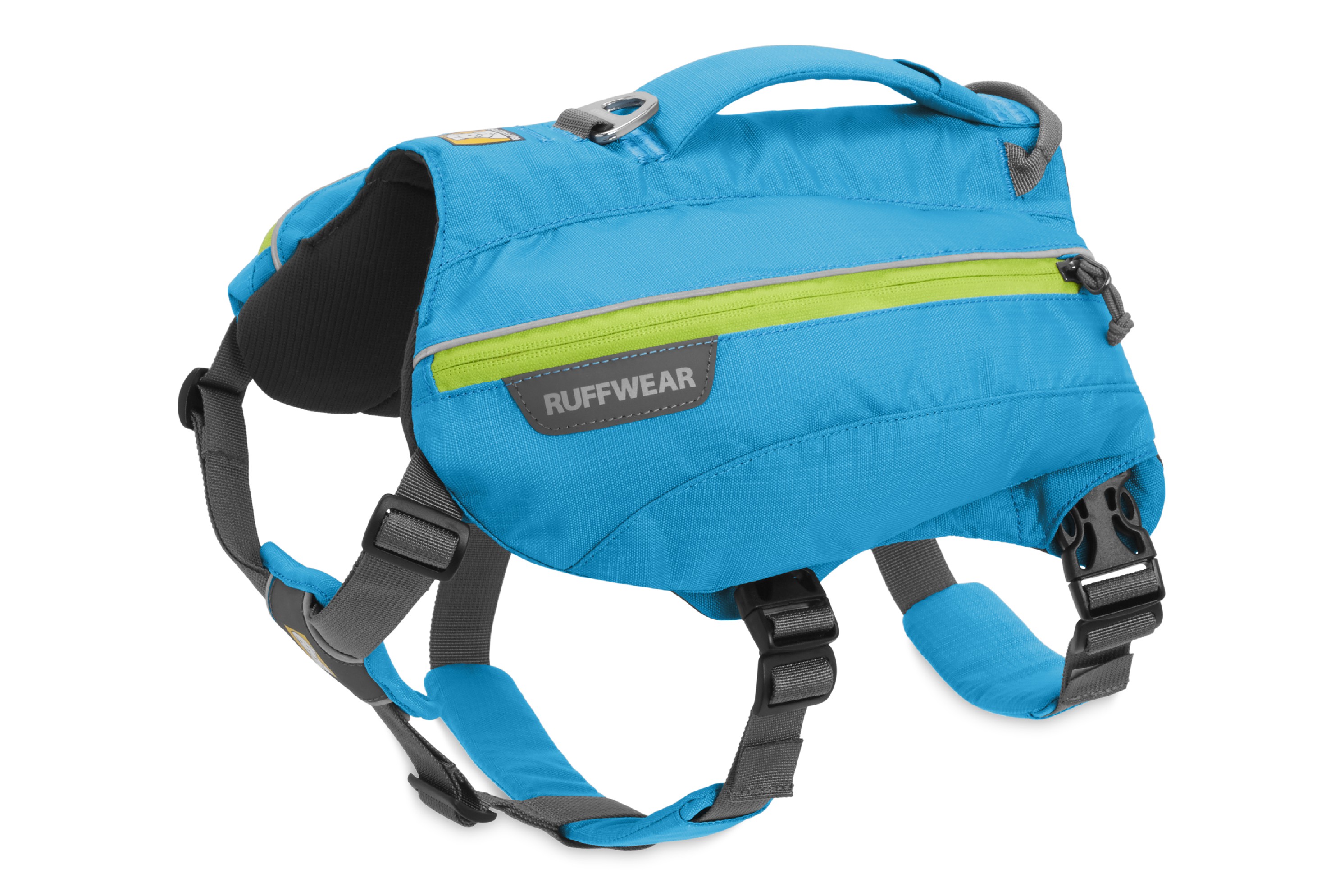 Batoh pro psy Ruffwear SingleTrak Pack™ S, Blue Dusk (modrozelená)