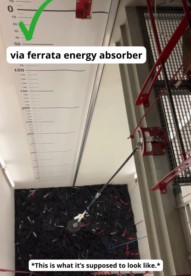 Why a Simple Sling is Not Enough on a Via Ferrata? Watch What We Discovered in Our Testing Tower