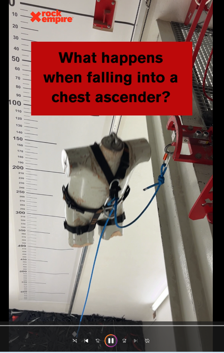 Fall into a Chest Ascender – What Really Happens?