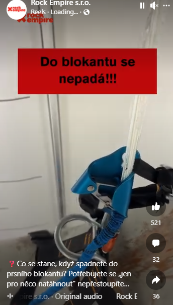 Pád do prsního blokantu – co se skutečně děje?