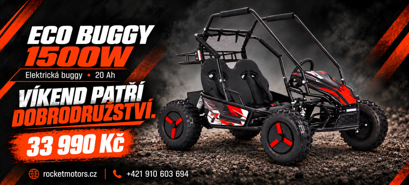 ECO Buggy 1500W 20AH - Červená
