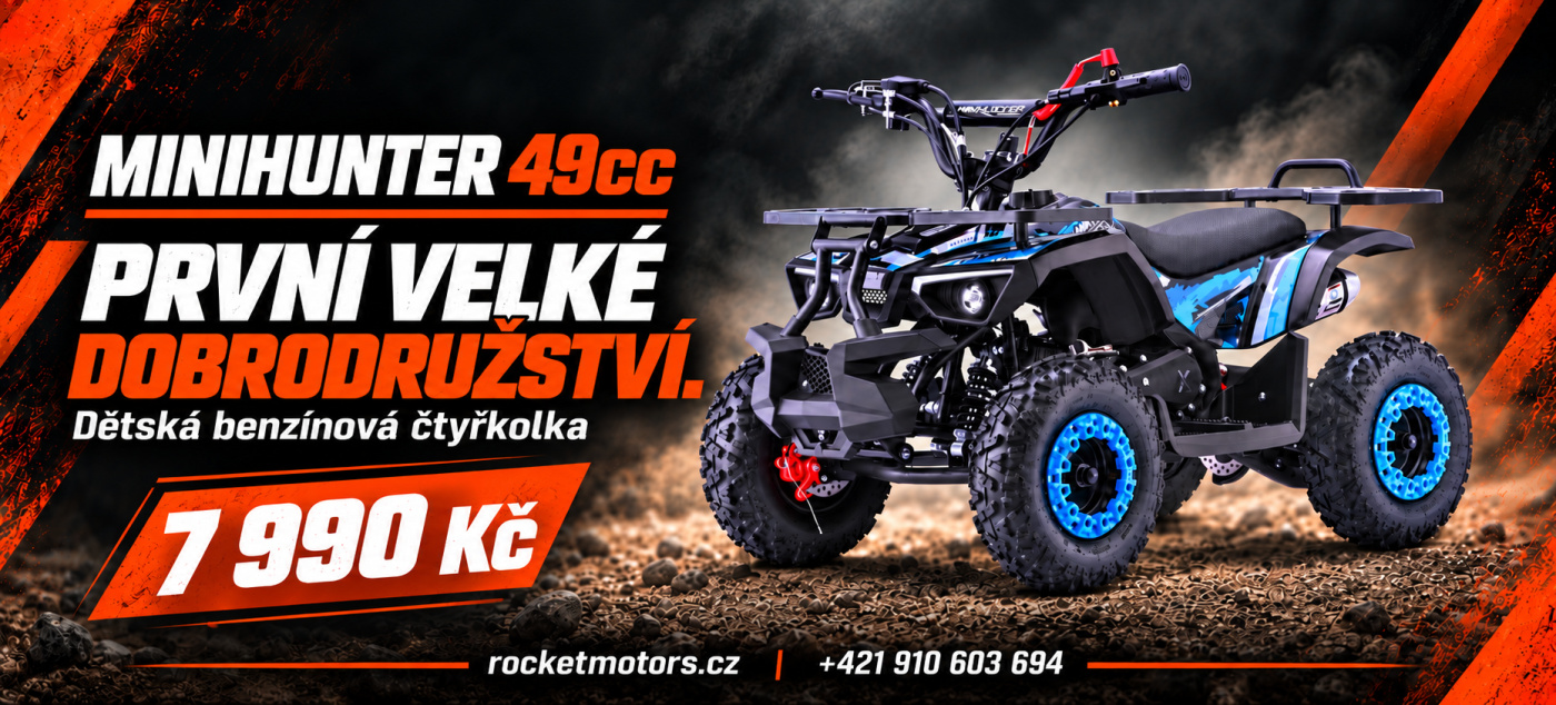 MiniHunter 49cc Colored - Modrá