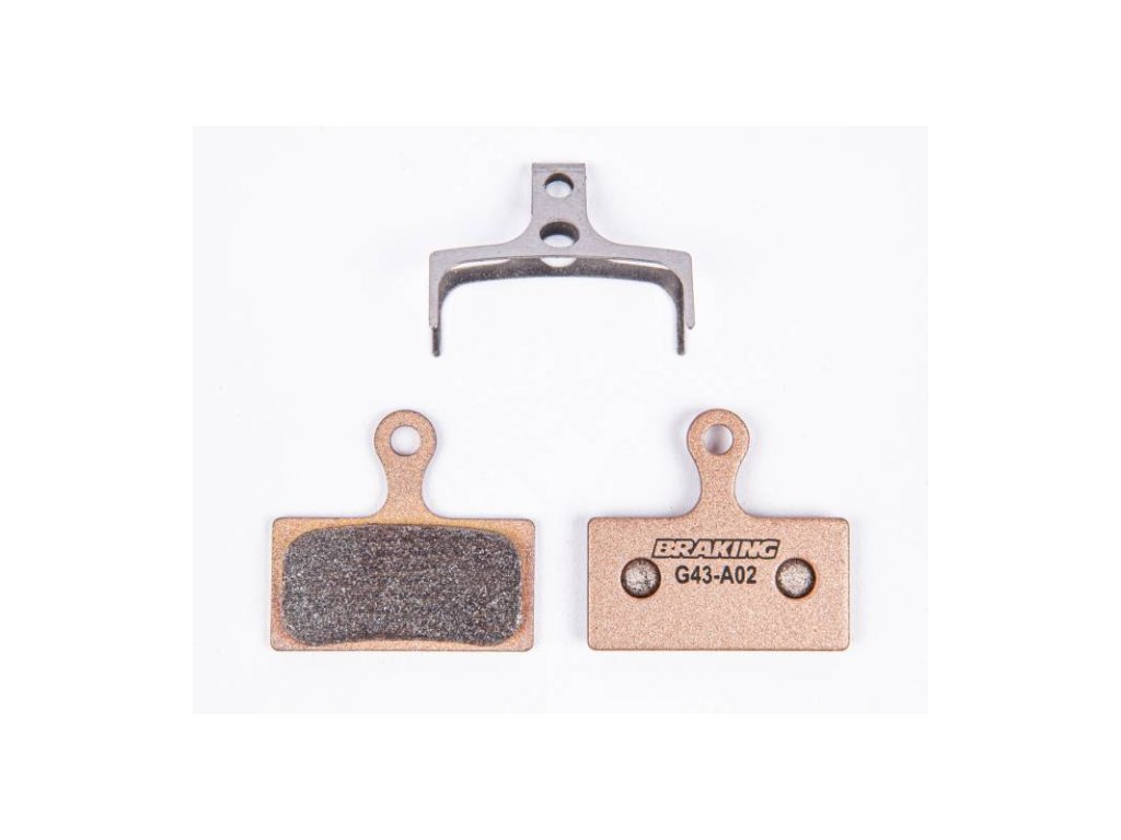 Brzdové destičky pro systémy SHIMANO, BRAKING (směs Sintered Race) 2 ks v balení