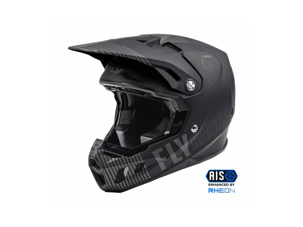 Přilba FORMULA CC PRIMARY, FLY RACING (černá matná/šedá)