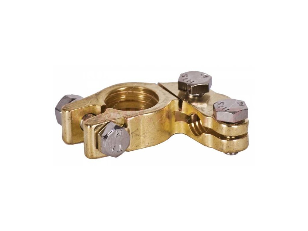 Mosazná bateriová svorka 15.9 mm -