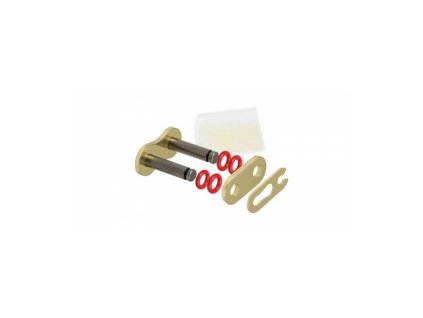 Spojka řetězu 428HPO, JT CHAINS (barva černo-zlatá, rozpojovací, typ SPRING)