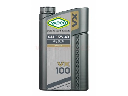 Motorový olej YACCO VX 100 15W40, 2 L