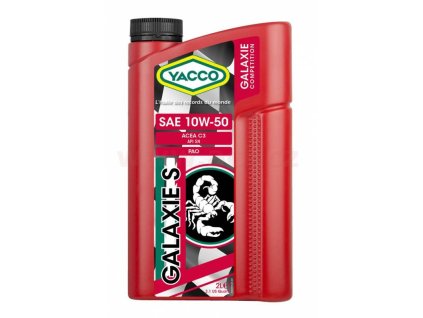 YACCO motorový olej plně syntetický GALAXIE S 10W50 2l