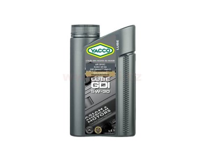 YACCO motorový olej plně syntetický LUBE GDI 5W30 1l