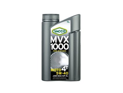 YACCO motorový olej plně syntetický MVX 1000 4T 5W40 4l