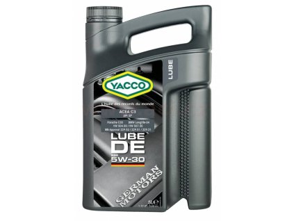 YACCO motorový olej plně syntetický LUBE DE 5W30 5l