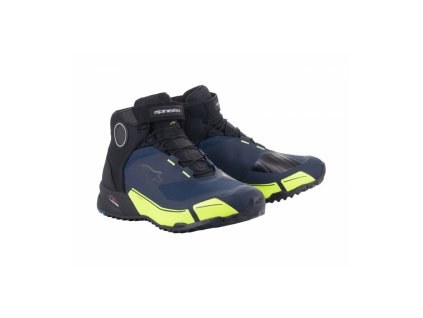 Boty CR-X DRYSTAR, ALPINESTARS (modrá/žlutá fluo/černá) 2025