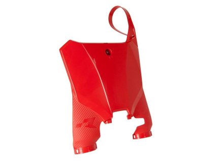 čelní číslová tabulka FACTORY HONDA, RTECH (červená)