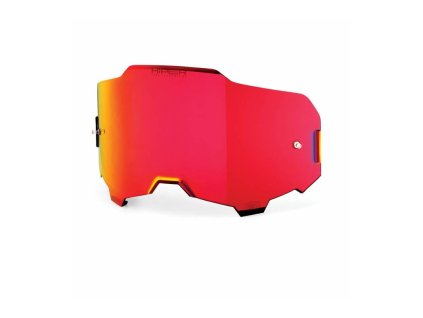 Plexi ARMEGA, 100% (HIPER červené chromové, Anti-fog)