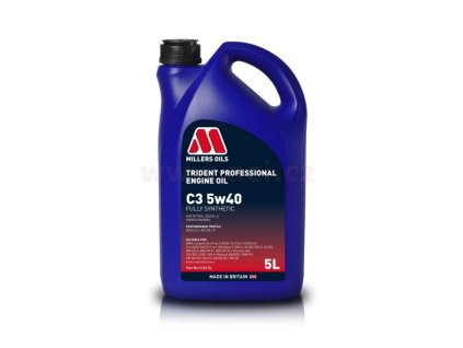 MILLERS OILS Trident Professional C3 5w40, plně syntetický, 5 l