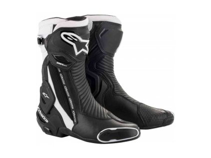 Boty SMX PLUS 2, ALPINESTARS (černá/bílá)