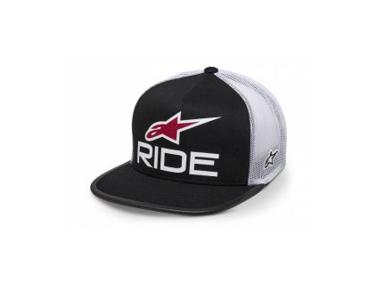 Kšiltovka RIDE 4.0 TRUCKER, ALPINESTARS (černá/bílá/červená)