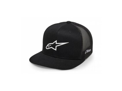 Kšiltovka 3D AGELESS TRUCKER, ALPINESTARS (černá/bílá)