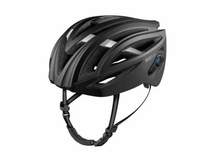 Cyklo přilba s headsetem R2, SENA (matná černá)
