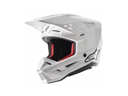 Přilba S-M5 SOLID, ALPINESTARS (bílá) 2026