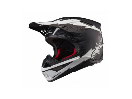 Přilba SUPERTECH S-M10 AMPRESS, ALPINESTARS (černá matná/bílá) 2026