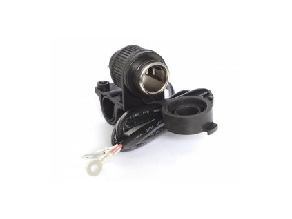 Standardní 12V zásuvka s uchycením na řídítka