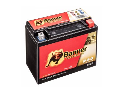 Baterie gelová 12V, YTX20L-BS, 18Ah, 290A, BANNER Bike Bull GEL 175x87x155