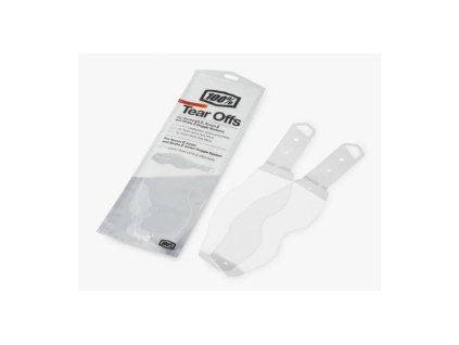 Strhávací slídy plexi STANDART pro brýle RACECRAFT 2/ACCURI 2/STRATA 2, 100% (20 vrstev v balení, čiré)