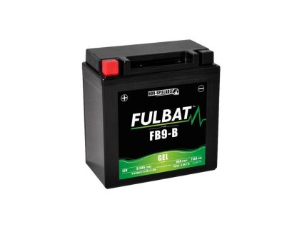 Baterie 12V, YB9-B, 9Ah, 115A, bezúdržbová GEL 135x75x139, FULBAT (aktivovaná ve výrobě)
