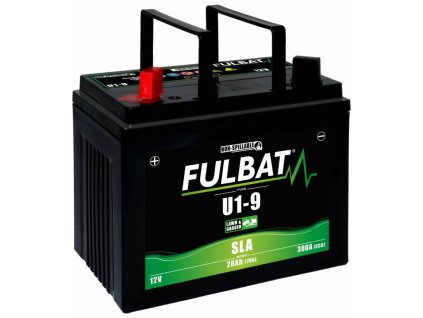 Baterie 12V, U1-9 SLA, 28Ah, 300A, levá, bezúdržbová MF AGM, 195x125x176, FULBAT (aktivovaná ve výrobě)