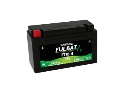 Baterie 12V, YT7B-4 GEL, 12V, 6.5Ah, 110A, bezúdržbová GEL technologie 150x65x93 FULBAT (aktivovaná ve výrobě)