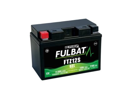 Baterie 12V, YTZ12S GEL, 12V, 11Ah, 210A, bezúdržbová GEL technologie 150x88x110 FULBAT (aktivovaná ve výrobě)