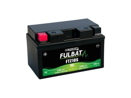 Baterie 12V, YTZ10S GEL, 12V, 8.6Ah, 190A, bezúdržbová GEL technologie 150x88x93 FULBAT (aktivovaná ve výrobě)