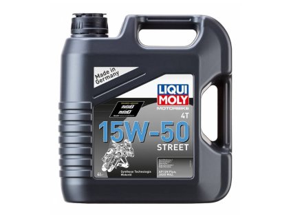 LIQUI MOLY Motorbike 4T 15W50 Street, polosyntetický motorový olej 4 l