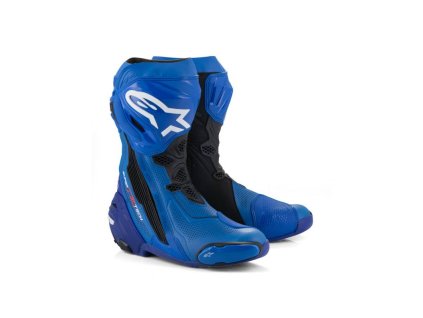 Boty SUPERTECH R VENTED, ALPINESTARS (modrá/černá, perforovaná obšívka) 2026