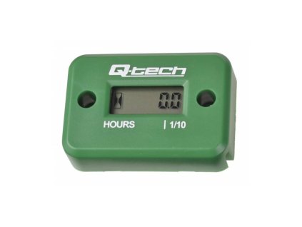 Měřič motohodin, Q-TECH (zelený)