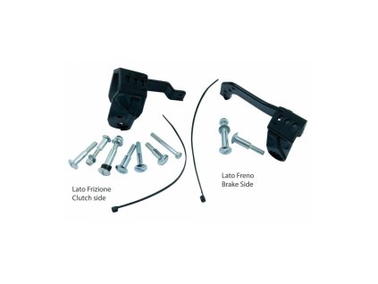 Plastový montážní kit na páčku krytů páček FLX / VERTIGO / DUAL EVO, RTECH (černý, pár)