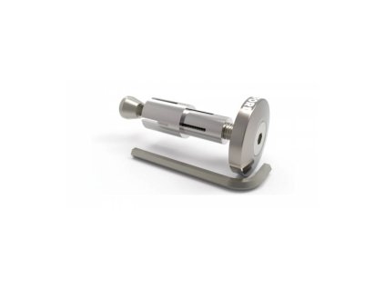 Závaží řídítek Bar Ends 2 s konusem pro vnitřní průměr 13 a 18 mm (vnější 22 a 28,6 mm), OXFORD (stříbrné, pár)