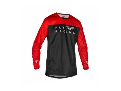 Dres RADIUM, FLY RACING - USA (červená/černá/šedá)